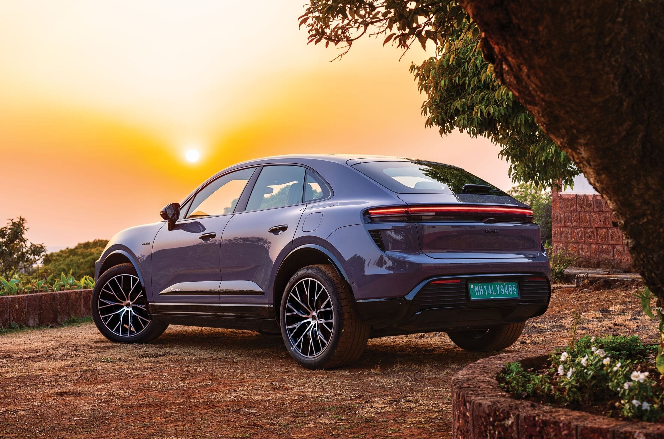 Porsche Macan Electric rear quarter