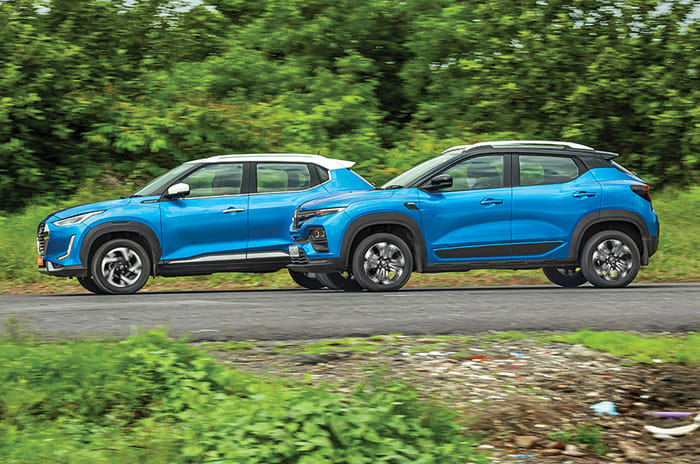 Renault Kiger vs Nissan Magnite comparison