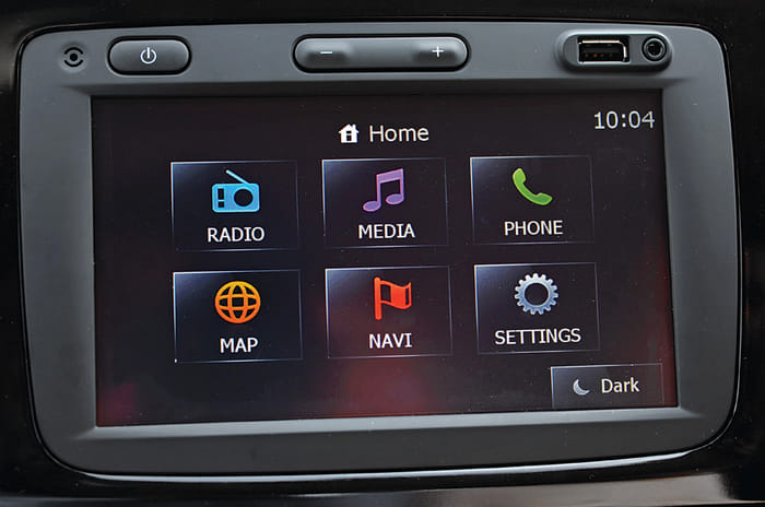 Renault Kwid infotainment