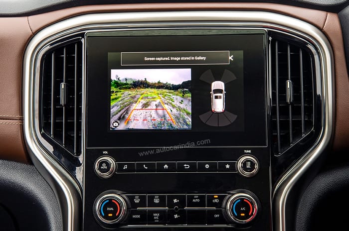 New Mahindra Scorpio N camera display