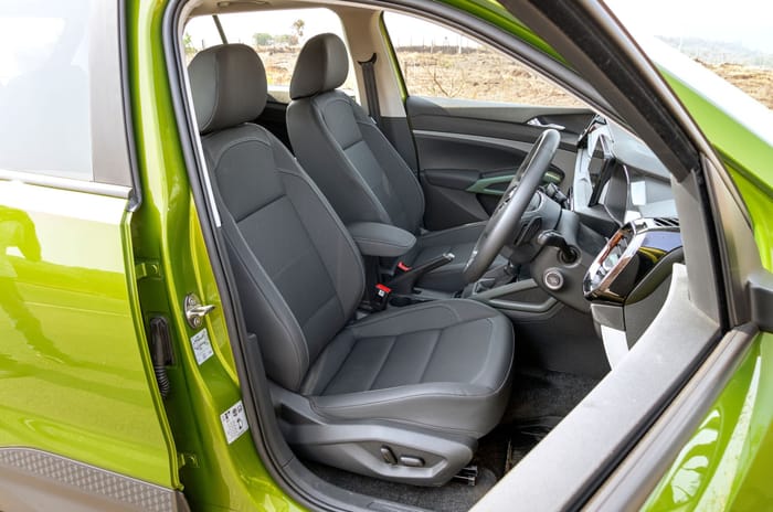 Skoda Kylaq front seat