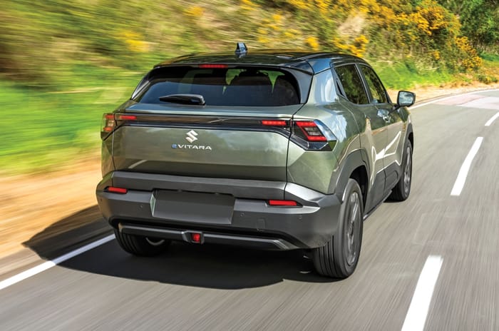 Suzuki e Vitara rear right side action