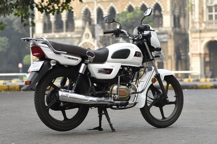 TVS Radeon rear static TVS Radeon rear static