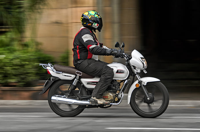 TVS Radeon side action TVS Radeon side action