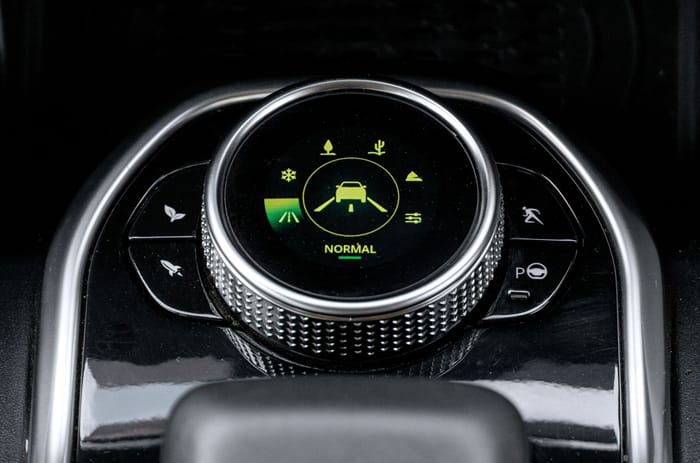 Tata Harrier EV rotary dials
