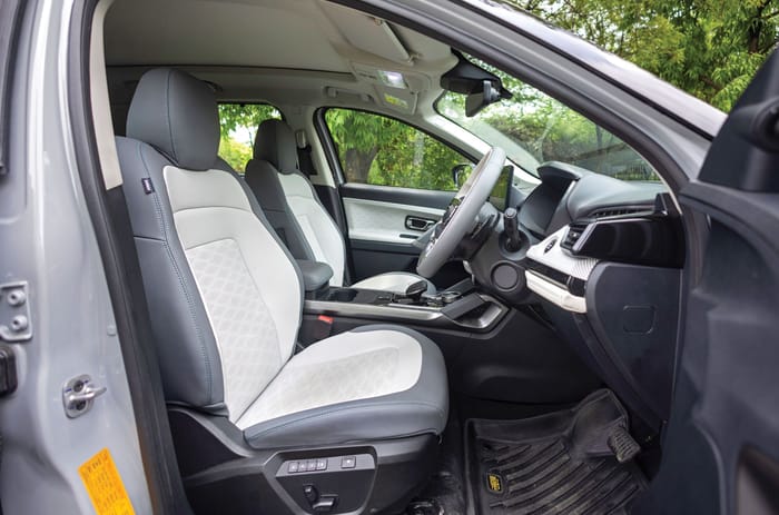Tata Harrier EV front seats