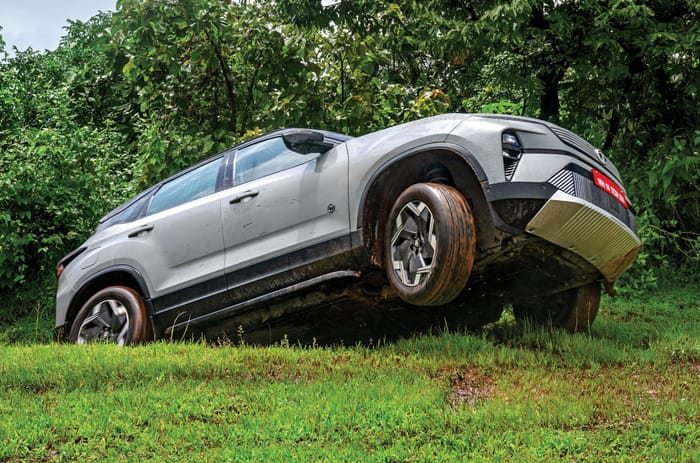 Tata Harrier EV off roading