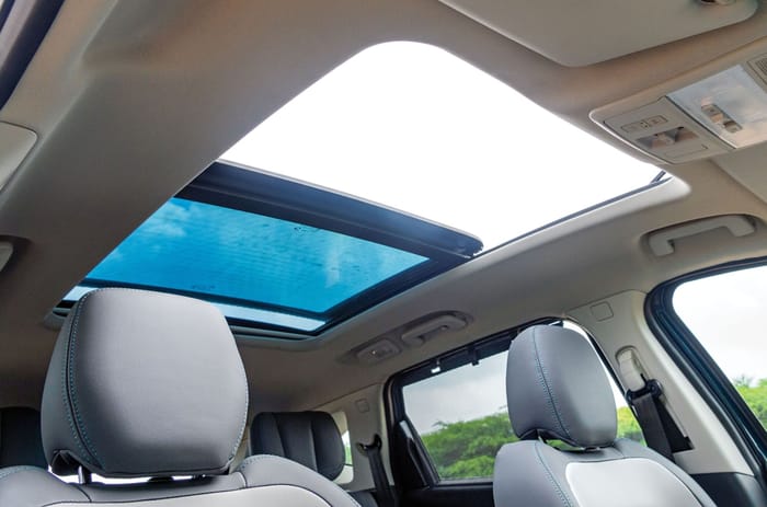 Tata Harrier EV sunroof