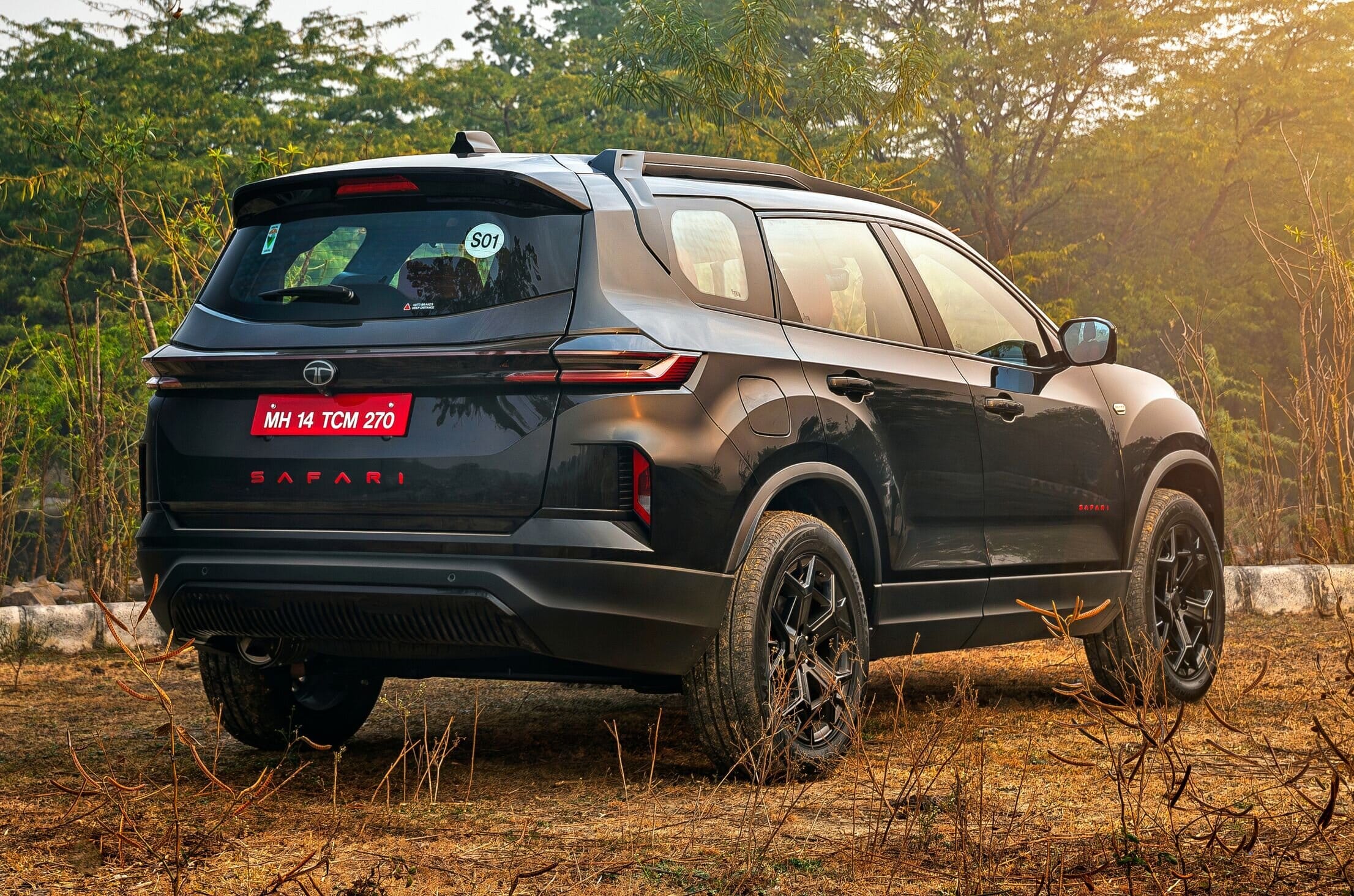 Tata Safari rear third
