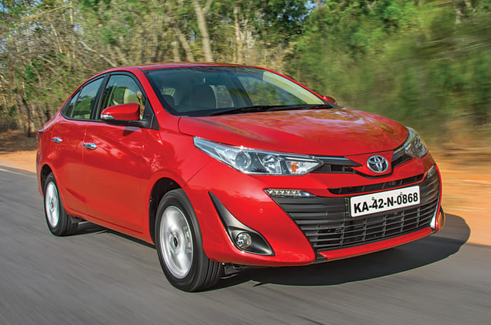 Toyota Yaris front action