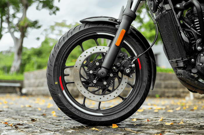 Triumph Speed T4 review front wheel Triumph Speed T4 review front wheel