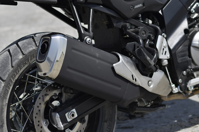 2018 Suzuki V-Strom 650XT exhaust