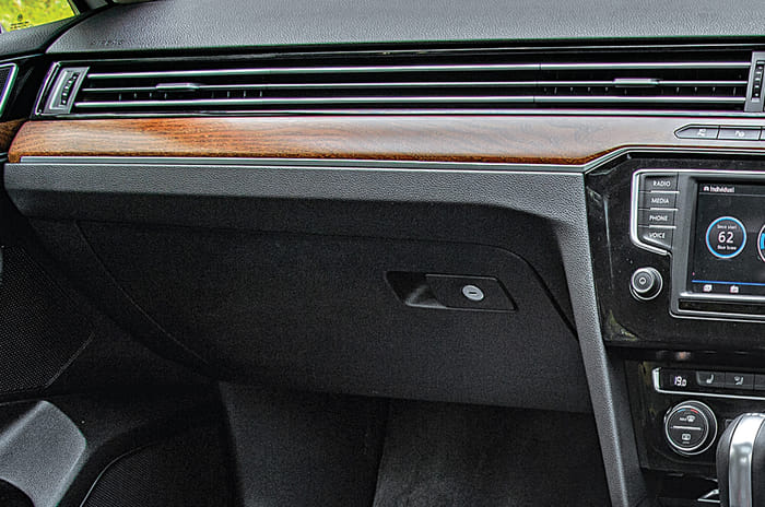 2018 VW Passat long term glovebox
