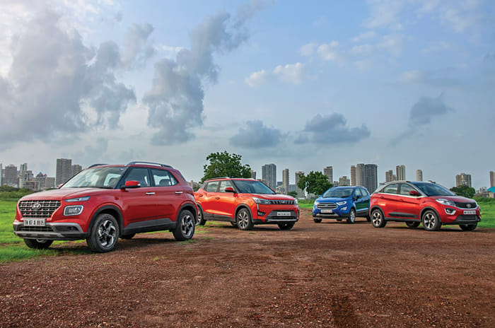 Venue vs XUV300 vs Nexon vs EcoSport