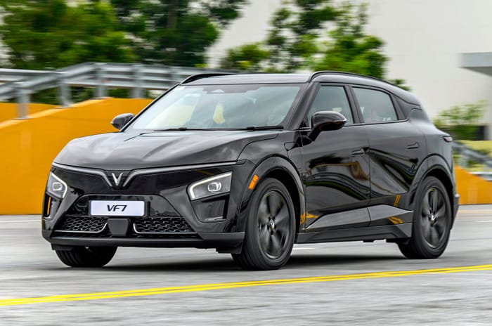 2025 Vinfast VF7 review: 350hp AWD EV with a spacious back seat