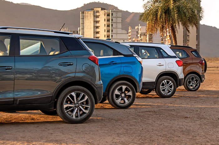 Mahindra XUV300 vs Ford EcoSport vs Tata Nexon vs Maruti Suzuki Vitara Brezza
