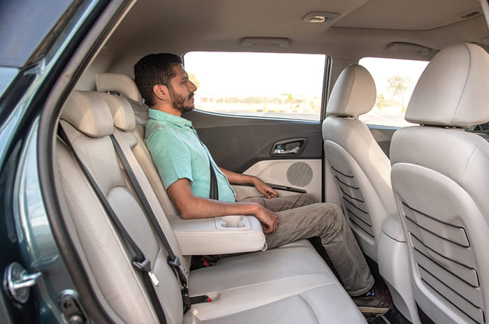 Mahindra XUV300 rear seats