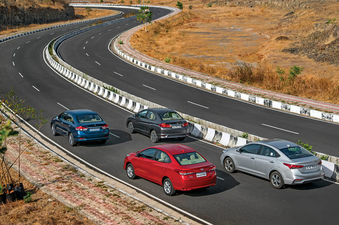 Yaris vs Verna vs City vs Ciaz