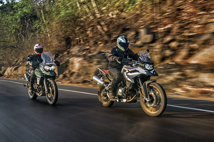 Triumph Tiger 800 XCX Vs BMW F 850 GS Pro comparison