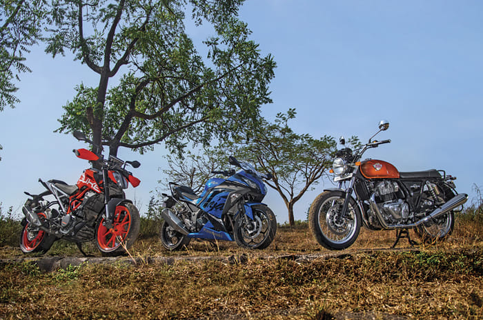 Interceptor 650 vs 390 Duke vs Ninja 300 comparison