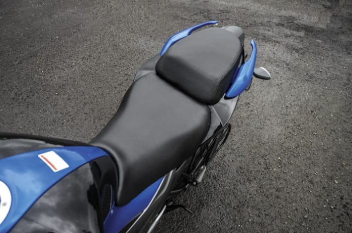 Split-seat setup looks sportier, but is not as roomy.