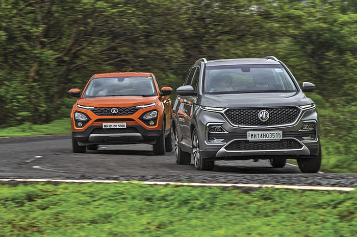 MG Hector vs Tata Harrier comparison