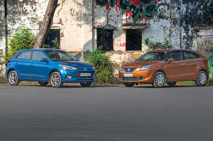2018 Hyundai i20 facelift vs Maruti Suzuki Baleno comparison