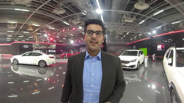 360 VR tour of Kia's AutoExpo Pavilion