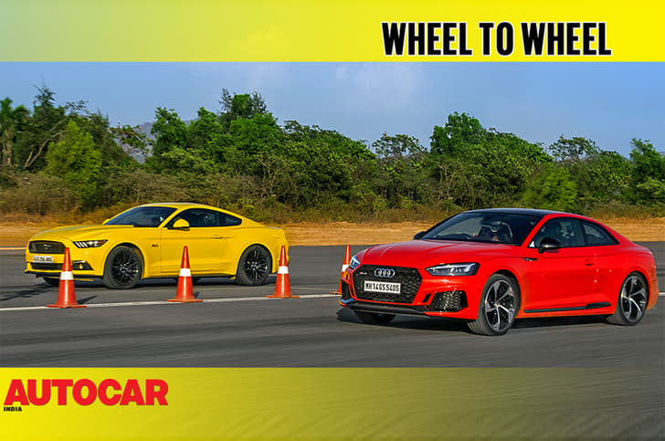 Drag Race: Ford Mustang GT vs Audi RS5