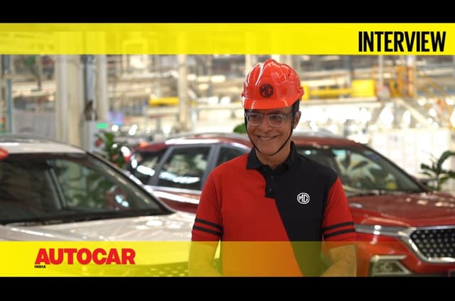 MG India plant tour with MD Rajeev Chaba