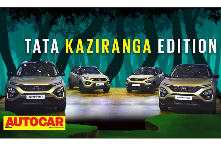 2022 Tata Punch, Nexon, Harrier, Safari Kaziranga Editions first look video