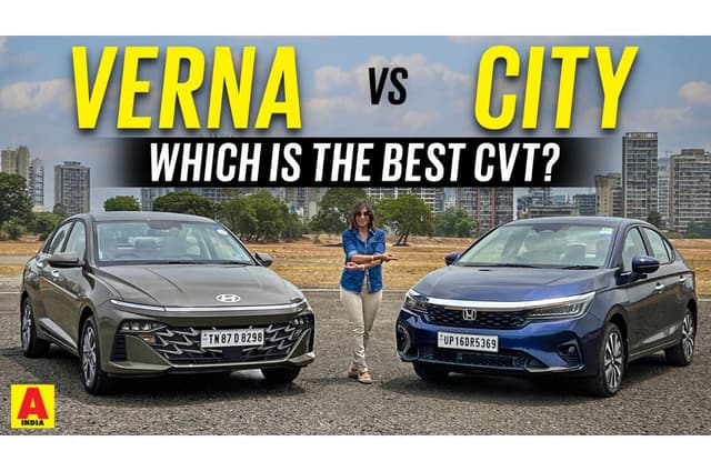 2023 Hyundai Verna vs Honda City: Which is the better CVT? Comparison video