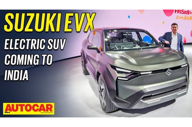 Suzuki eVX SUV walkaround video