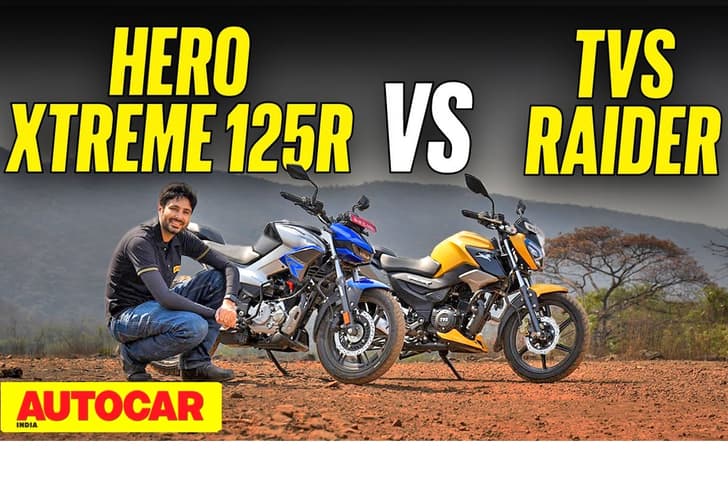Hero Xtreme 125R vs TVS Raider comparison video