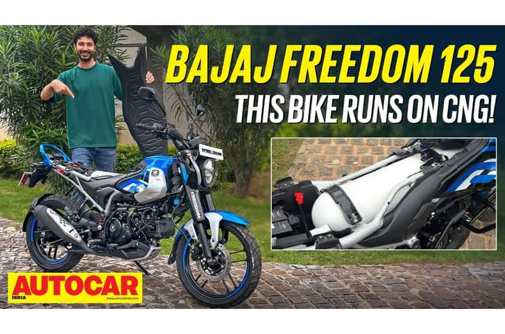 Bajaj Freedom 125 CNG bike walkaround video