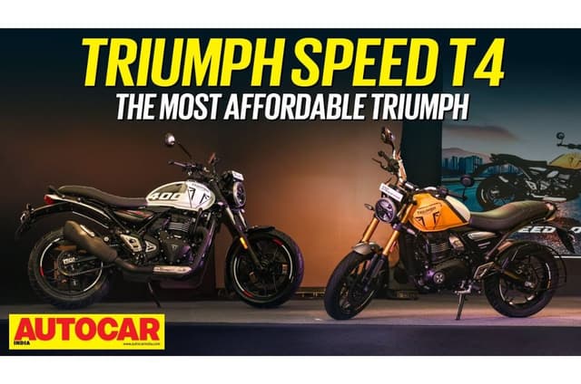 Triumph Speed T4 walkaround video