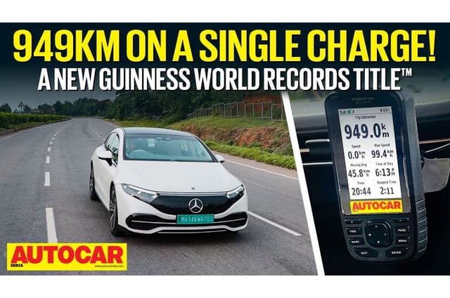Feature: Setting a new Guinness World Records Title in a Mercedes EQS