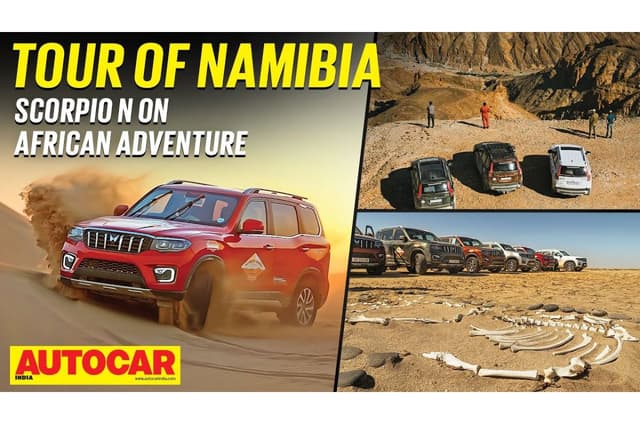 Exploring Namibia in a Mahindra Scorpio N video
