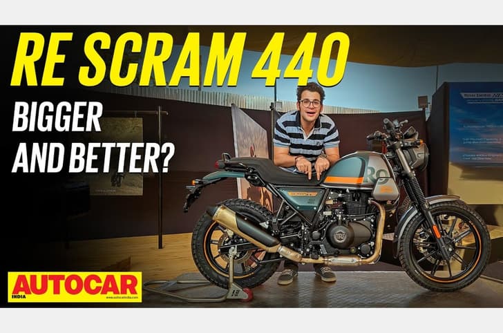 Royal Enfield Scram 440 walkaround video