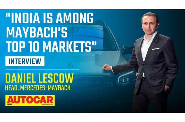 Daniel Lescow on Maybach's growth in India, electrification, and more