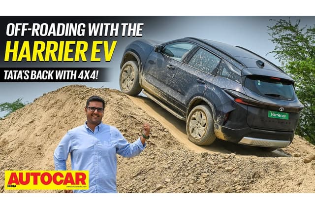 2025 Tata Harrier EV AWD off-road experience video