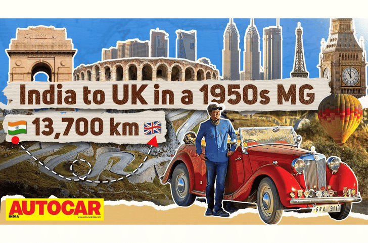 Laal Pari: 1950 MG driven from India to the UK video feature