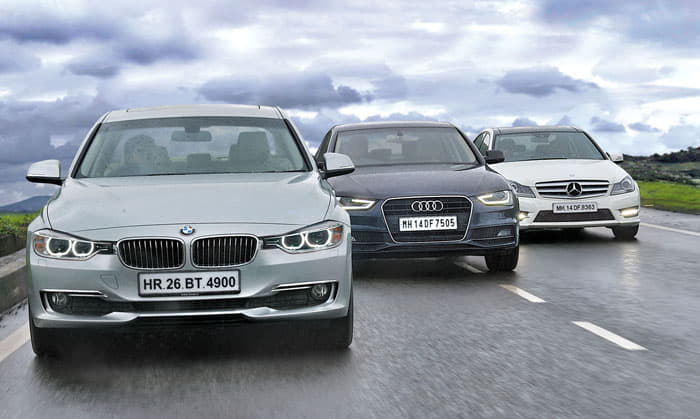 New BMW 3-series vs Audi A4 vs Merc C-Class