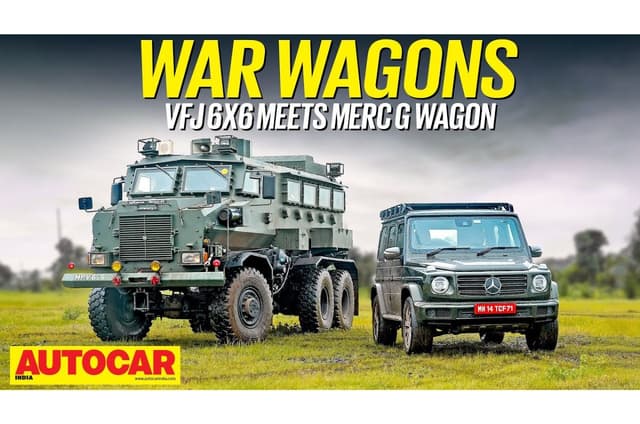 VFJ 6x6 Airavat meets Mercedes-Benz G-Class video