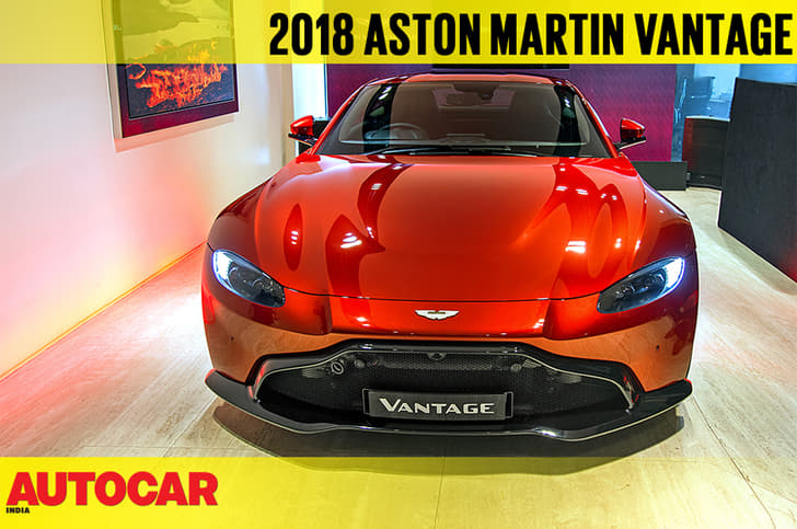 2018 Aston Martin Vantage first look video