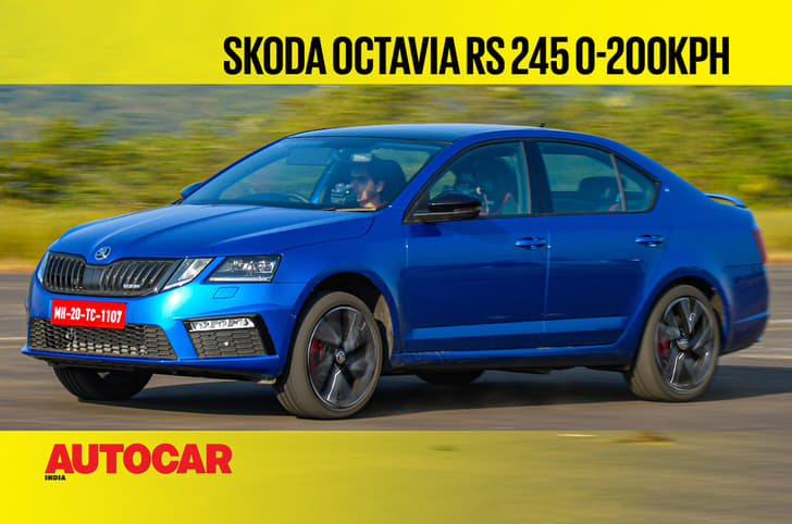 0-200kph in a Skoda Octavia RS245 video