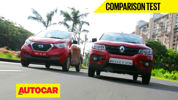 Renault Kwid vs Datsun Redigo video comparison