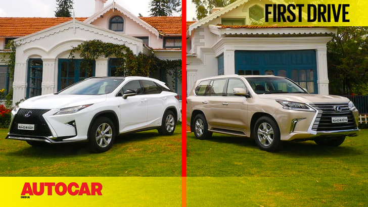 2017 Lexus RX450h, LX450d video review