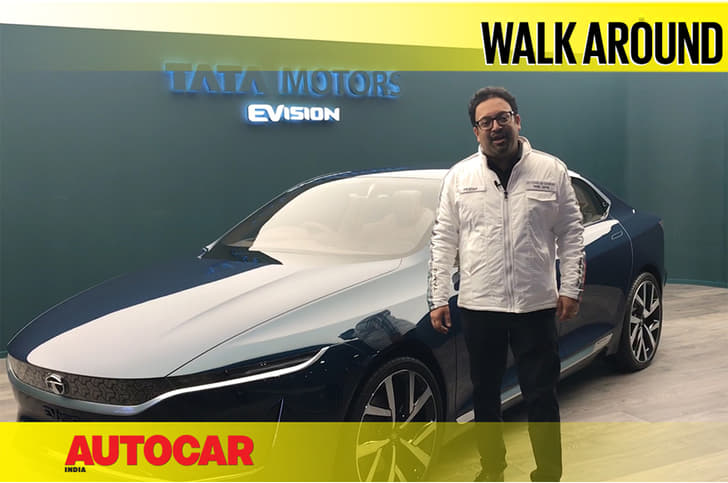 Tata EVision Sedan Concept first look video with Pratap Bose