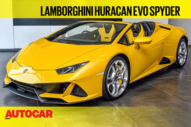 Lamborghini Huracan Evo Spyder first look video